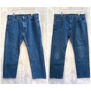 Levi’s Men’s 2 Pairs Of Jeans Size 40 X 30 GUC Straight Leg Medium Wash Denim